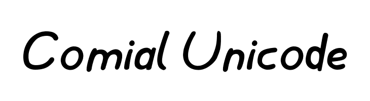 Comial Unicode Font