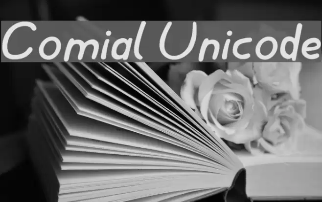 Comial Unicode Font examples