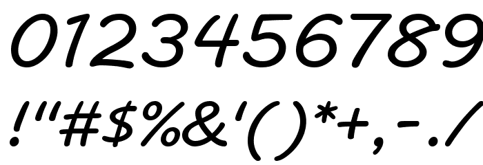 Comial Font OTHER CHARS