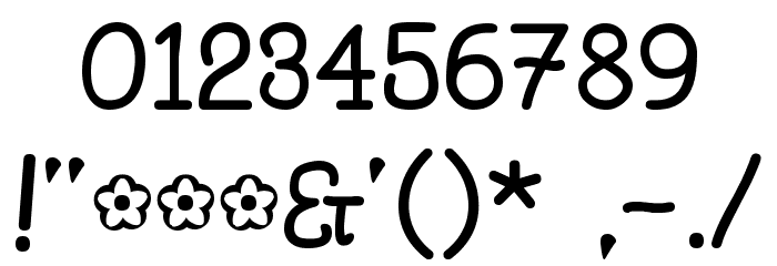 Comic Arousa Font OTHER CHARS