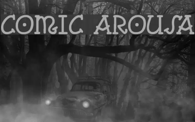 Comic Arousa Font examples