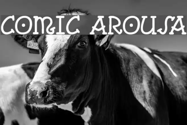 Comic Arousa Font examples