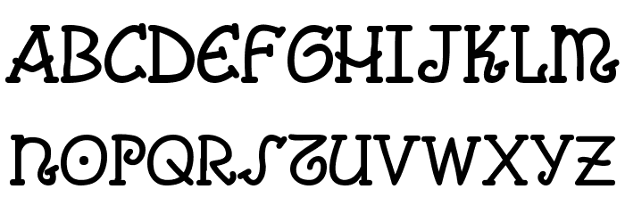 Comic Arousa Font LOWERCASE
