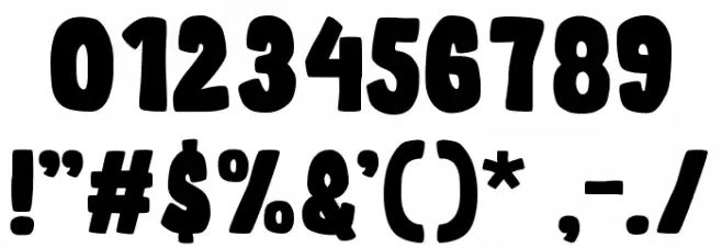 Comic-Art Font OTHER CHARS