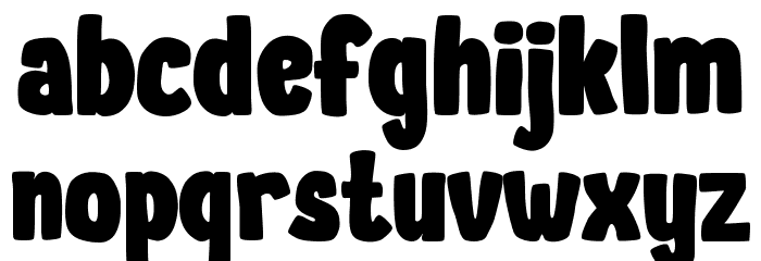 Comic-Art Font LOWERCASE
