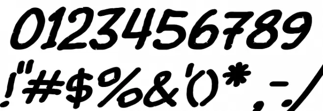 Comic Balloon New Bold Italic Polices AUTRES CHARS