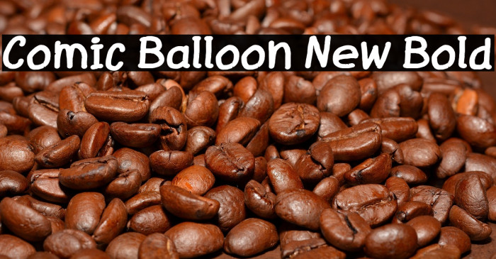 Comic Balloon New Bold Example 2