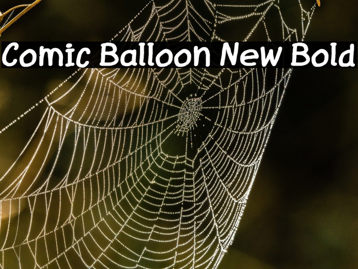 Comic Balloon New Bold Example 3