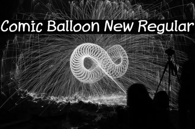 Comic Balloon New Regular Font examples