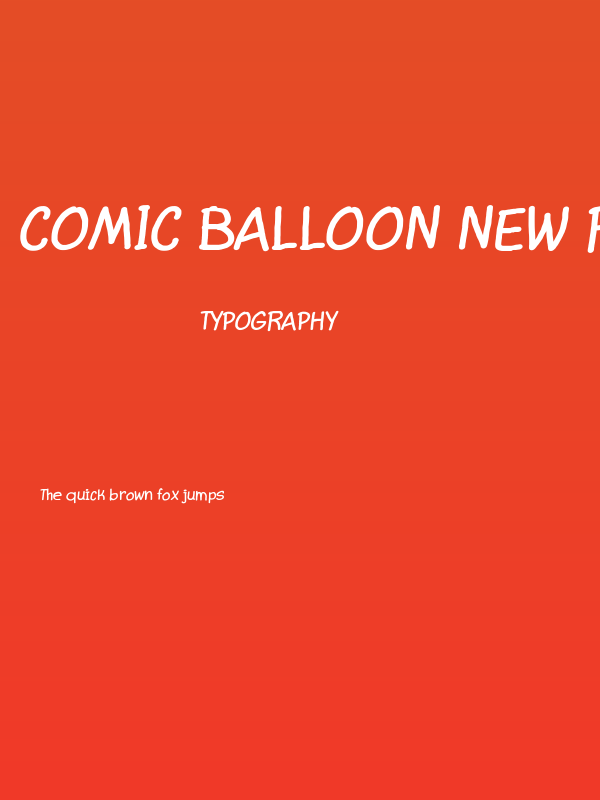 Comic Balloon New Regular Poster