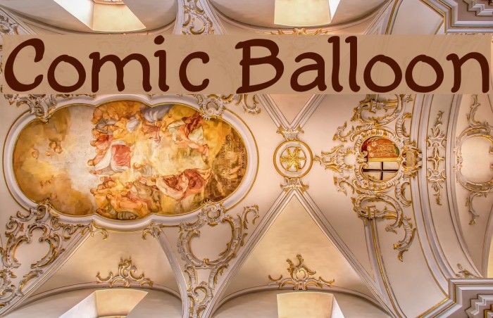 Comic Balloon Font examples