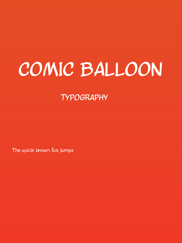 Comic Balloon Poster
