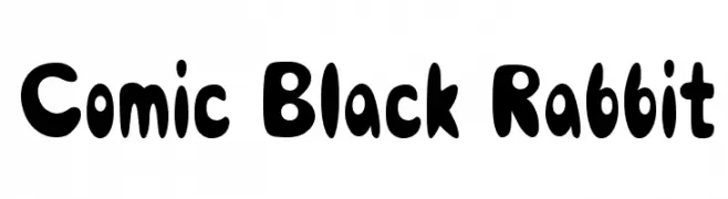 Comic Black Rabbit  免费字体下载