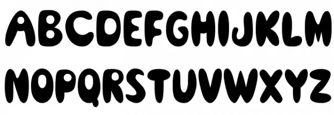 Comic Black Rabbit Шрифта ВЕРХНИЙ