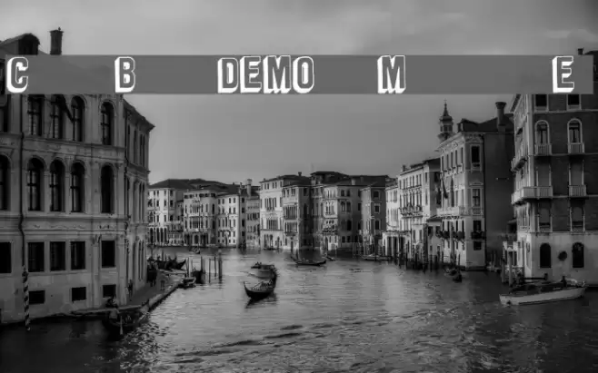 Comic Block DEMO by Marta van Eck Font examples