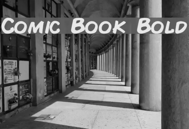 Comic Book Bold Шрифта examples
