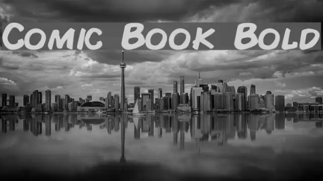 Comic Book Bold Шрифта examples