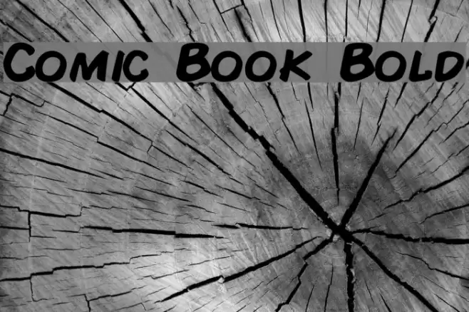 Comic Book Bold Шрифта examples