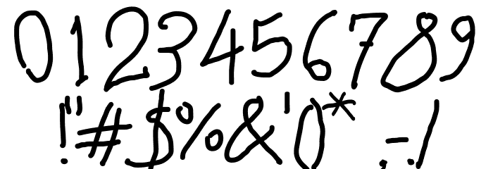 Comic Book Cartunia Font OTHER CHARS