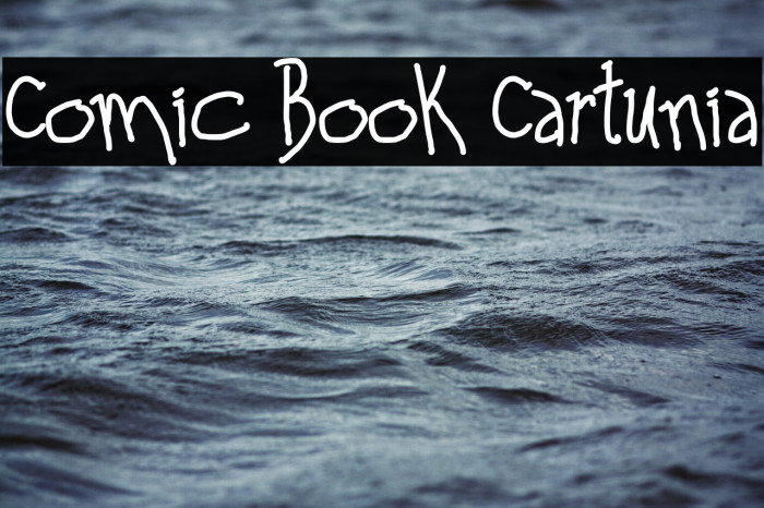 Comic Book Cartunia Example 1