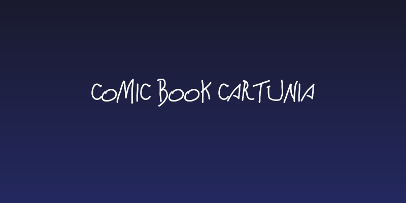 Comic Book Cartunia Social Header