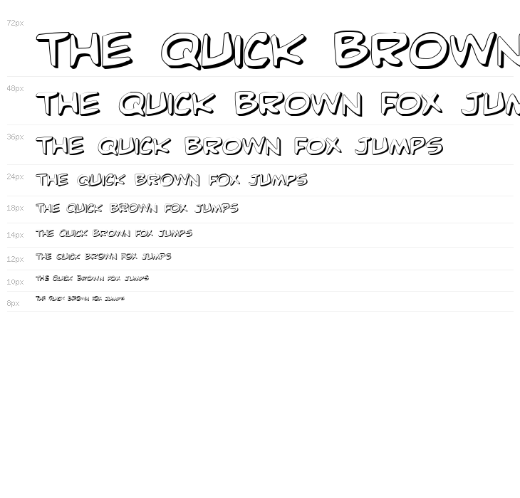 Comic Book Commando 3D Waterfall