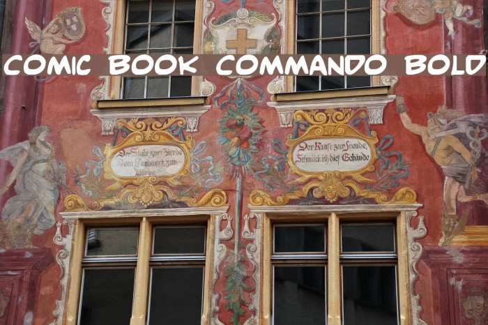 Comic Book Commando Bold フォント examples