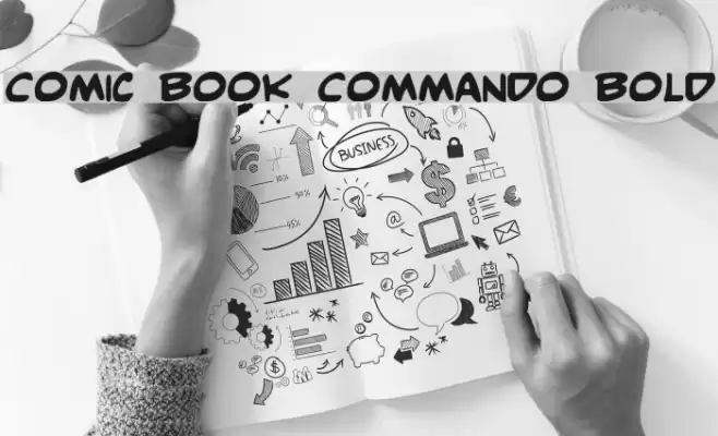 Comic Book Commando Bold フォント examples