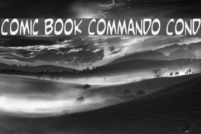 Comic Book Commando Cond Polices examples