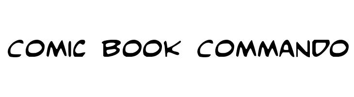 Comic Book Commando  لخطوط تنزيل