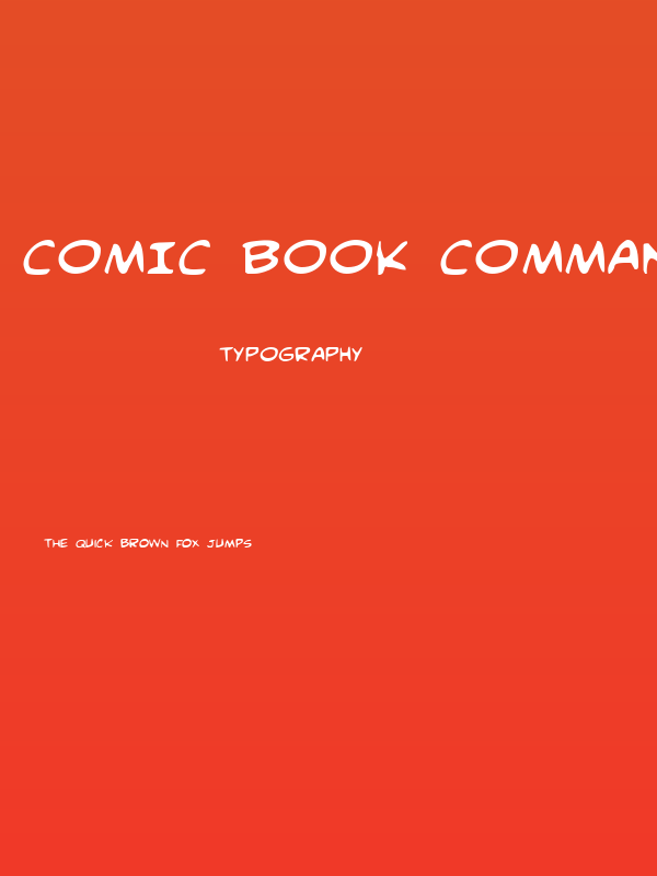 Comic Book Commando Poster