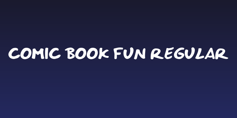 Comic Book Fun Regular Social Header
