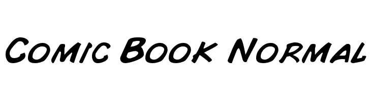 Comic Book Normal Font