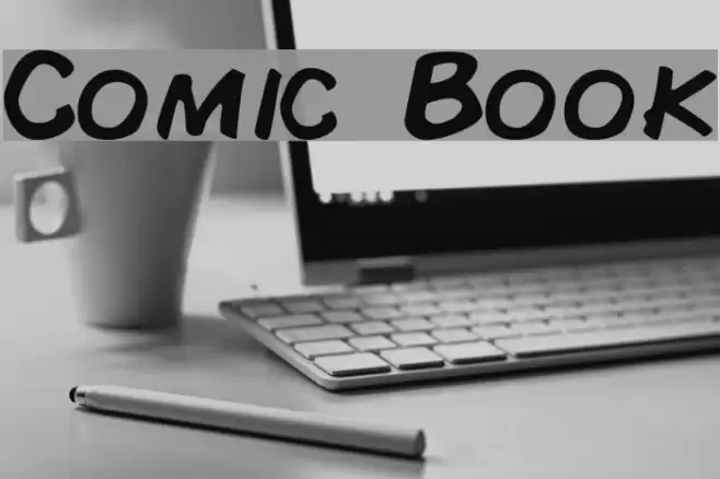 Comic Book Шрифта examples