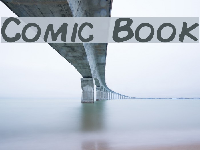 Comic Book Font examples