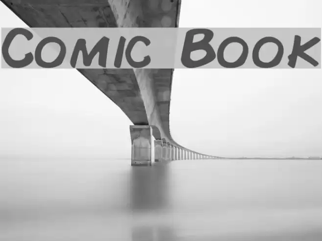 Comic Book Шрифта examples