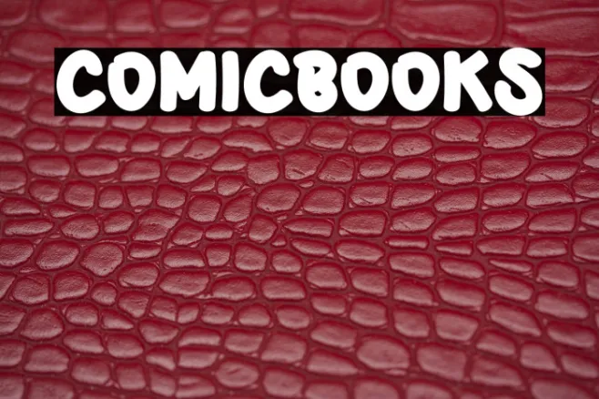 Comic Books Example 1