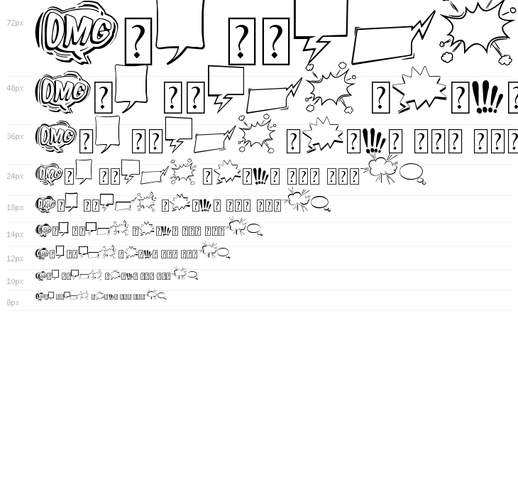Comic Boom Elements_DEMO Waterfall