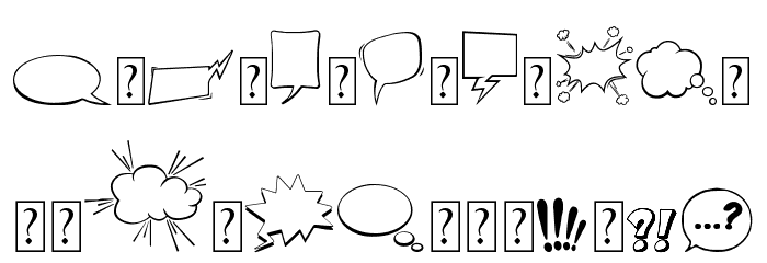 Comic Boom Elements_DEMO Font LOWERCASE