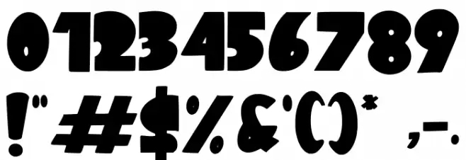 Comic Boom Font OTHER CHARS