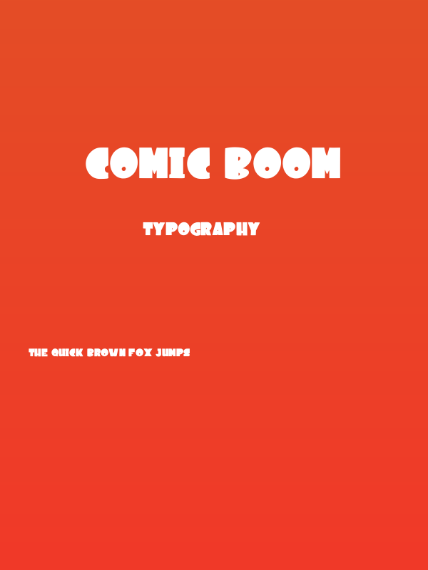 Comic Boom Poster