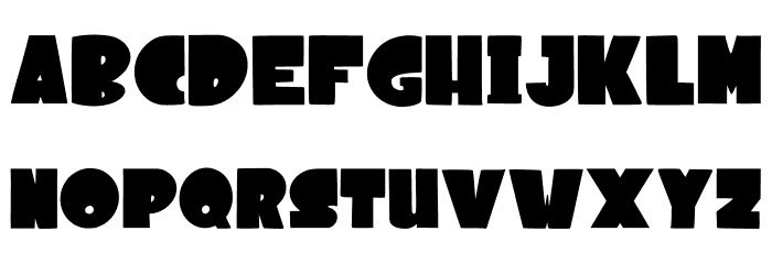 Comic Boom Font LOWERCASE