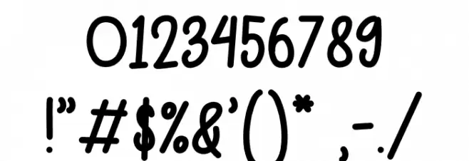 Comic Boys Font OTHER CHARS