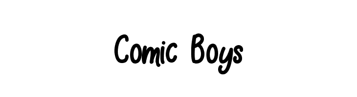 Comic Boys  لخطوط تنزيل