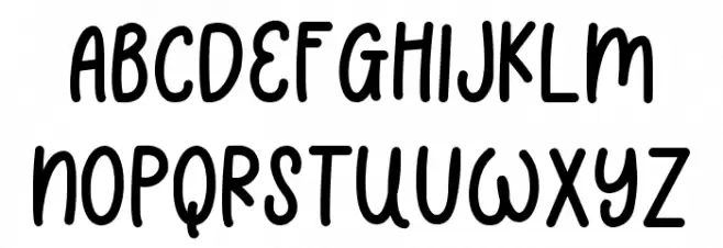 Comic Boys Font Litere mari