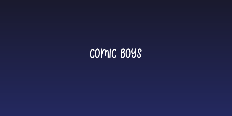 Comic Boys Social Header