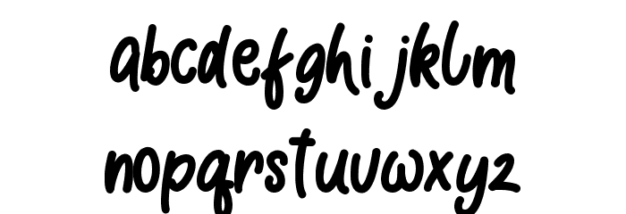 Comic Boys Font LOWERCASE