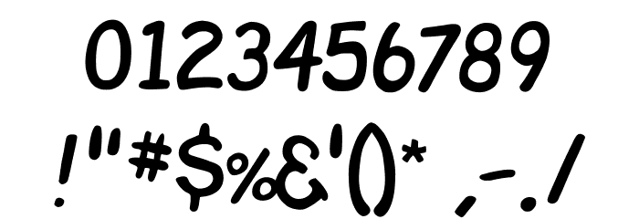 Comic Chuck Font OTHER CHARS