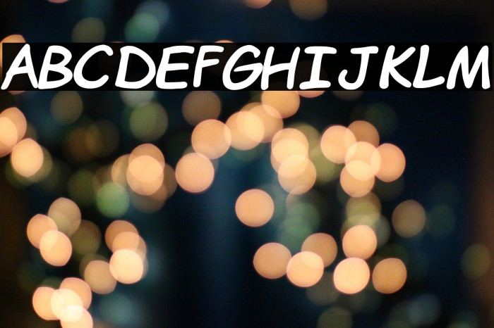 Comic Chuck Font examples