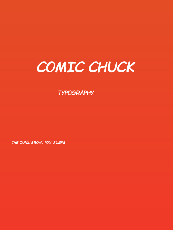 Comic Chuck Poster